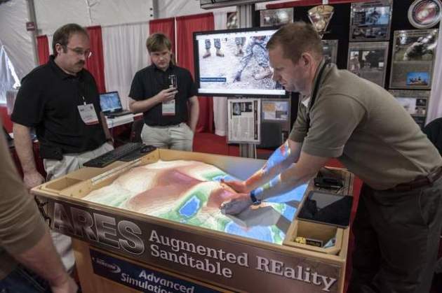 The Augmented REality Sand table (ARES).